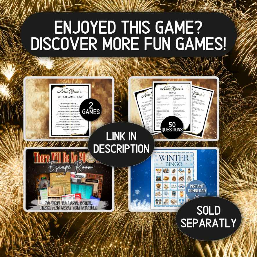 NEW YEARS BINGO PRINTABLE - Image 10