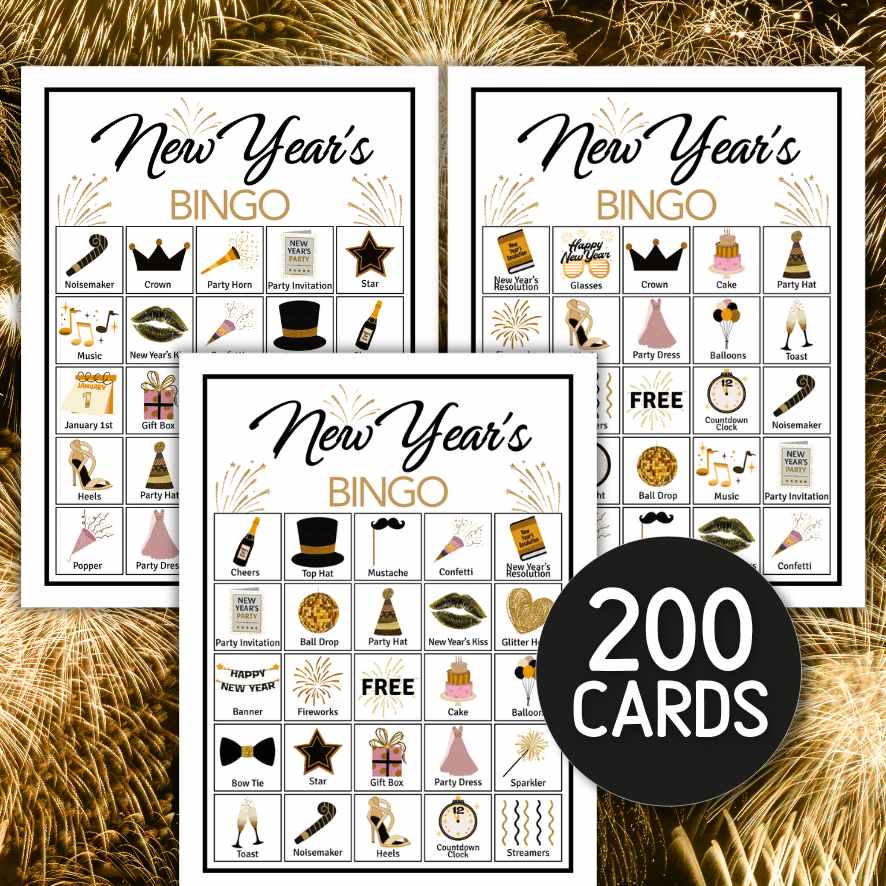 NEW YEARS BINGO PRINTABLE - Image 4