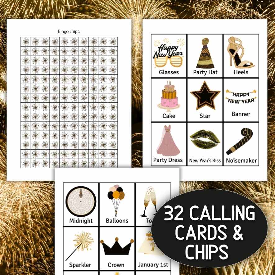 NEW YEARS BINGO PRINTABLE - Image 6