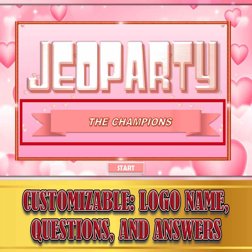 JEOPARTY VALENTINES GAME - POWERPOINT GAME