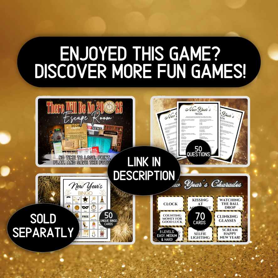 NEW YEAR'S RESOLUTION DICE GAME - Image 6