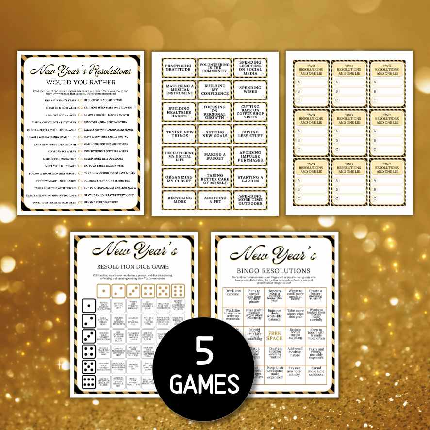 NEW YEAR'S RESOLUTION GAMES - Image 3