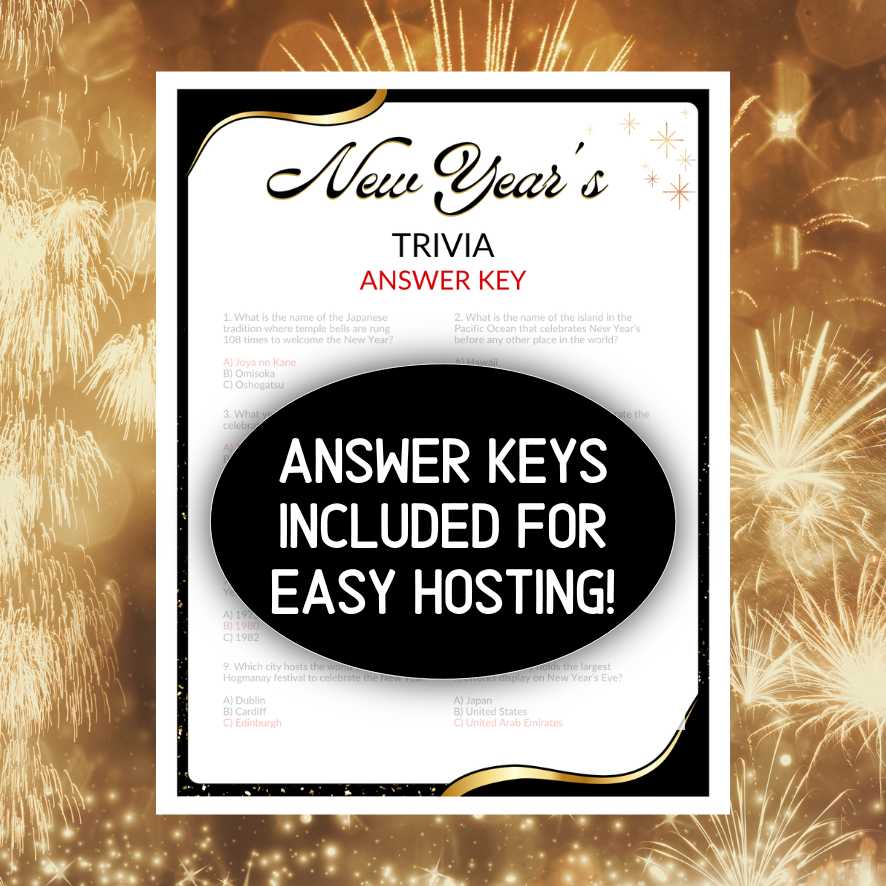 NEW YEAR'S TRIVIA GAME PRINTABLE - Image 4