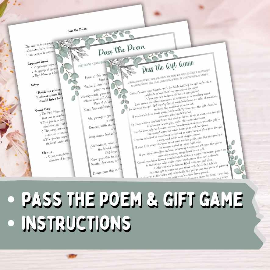 PASS THE GIFT BRIDAL SHOWER GAME - Image 2