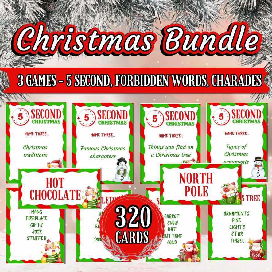 PRINTABLE CHRISTMAS GAME BUNDLE