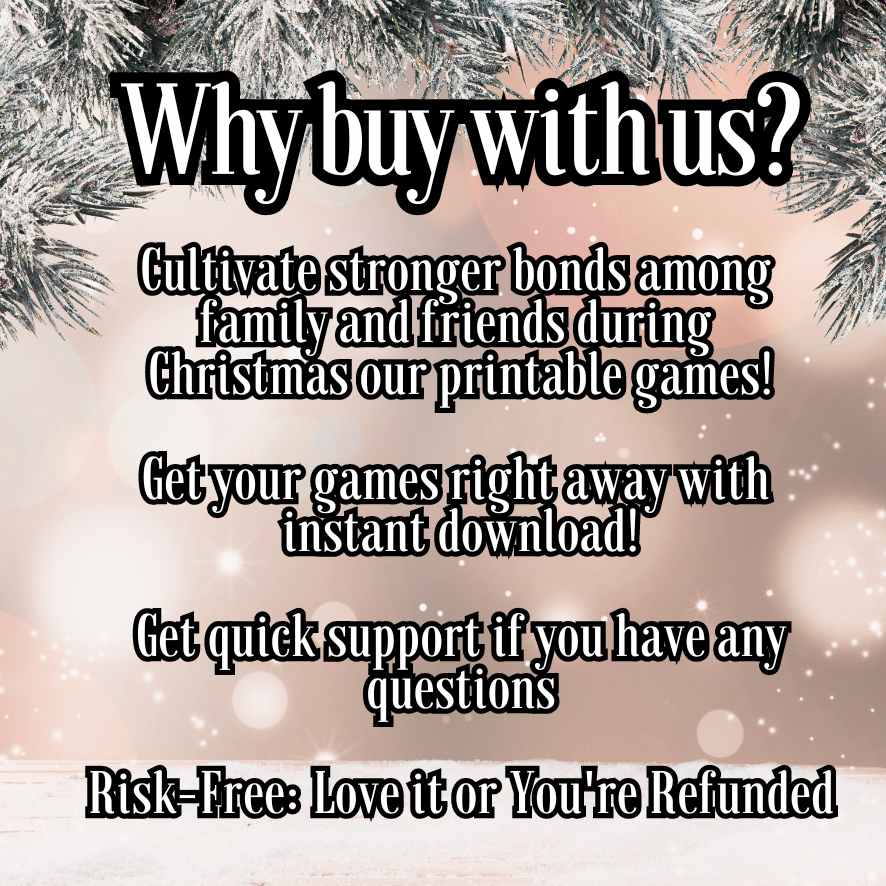 PRINTABLE CHRISTMAS GAME BUNDLE - Image 7