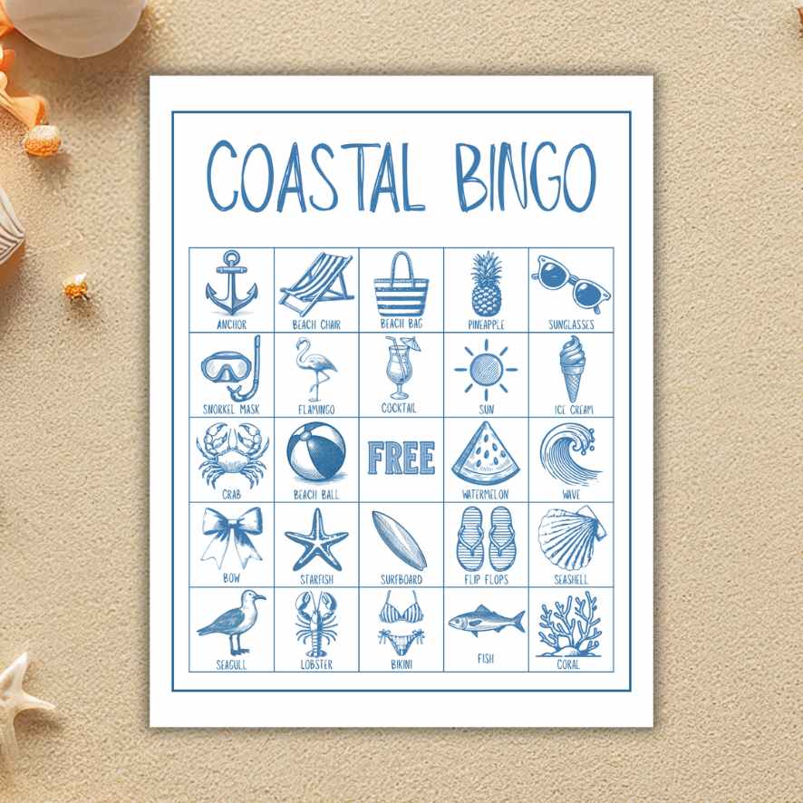 PRINTABLE COASTAL BINGO - Image 5