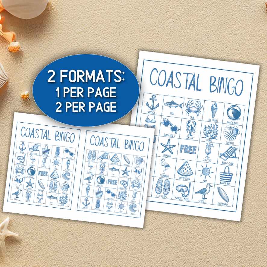 PRINTABLE COASTAL BINGO - Image 7