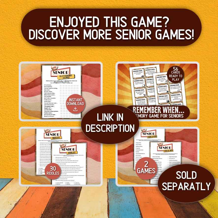 SENIOR CITIZENS GAME PRINTABLE - Image 5