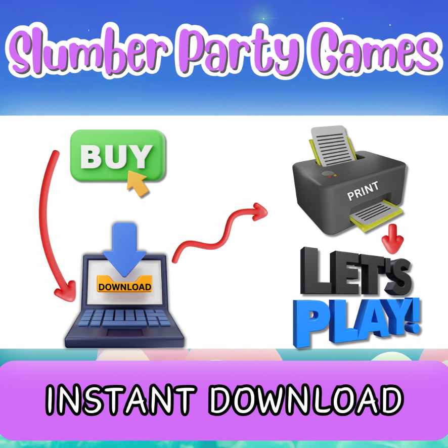 SLUMBER PARTY PASS THE PRIZE GAME - Image 4