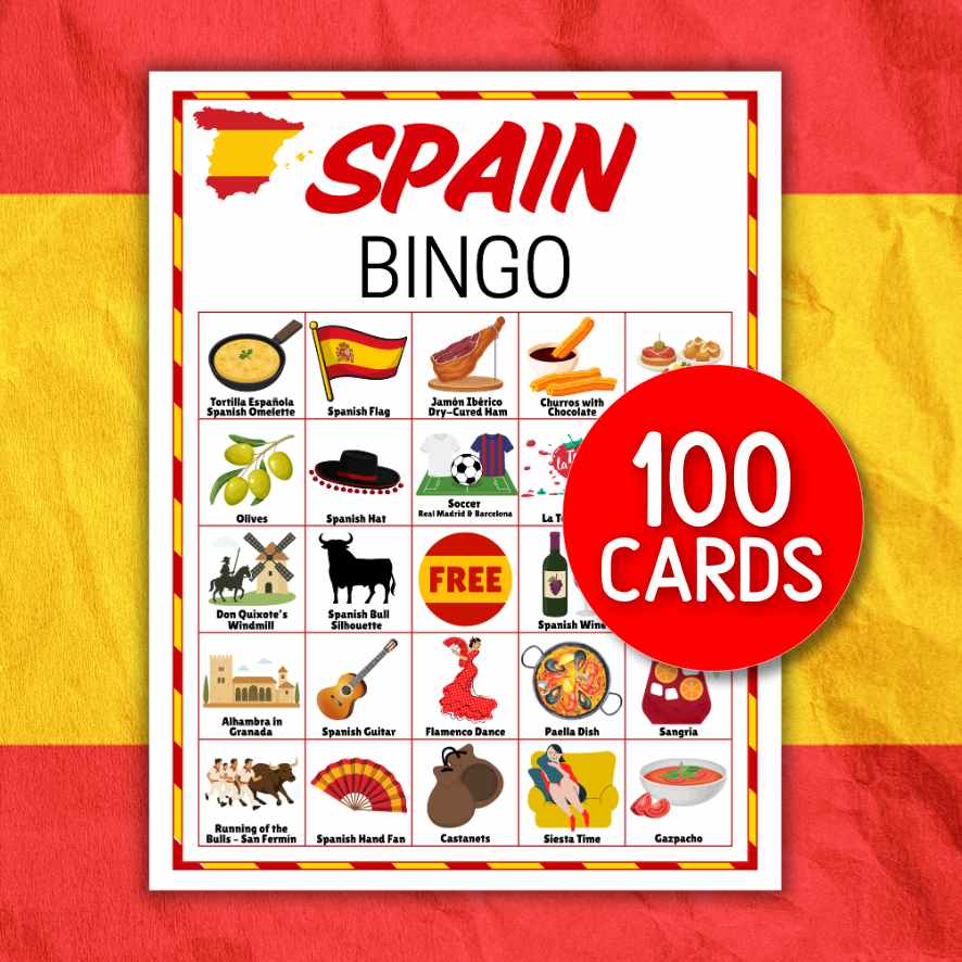 SPAIN TRAVEL BINGO GAME - Image 3
