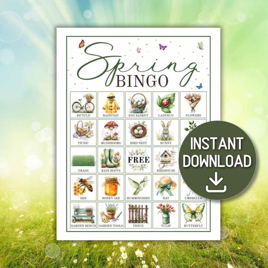 SPRING BINGO 100 FOR ADULTS - Image 2