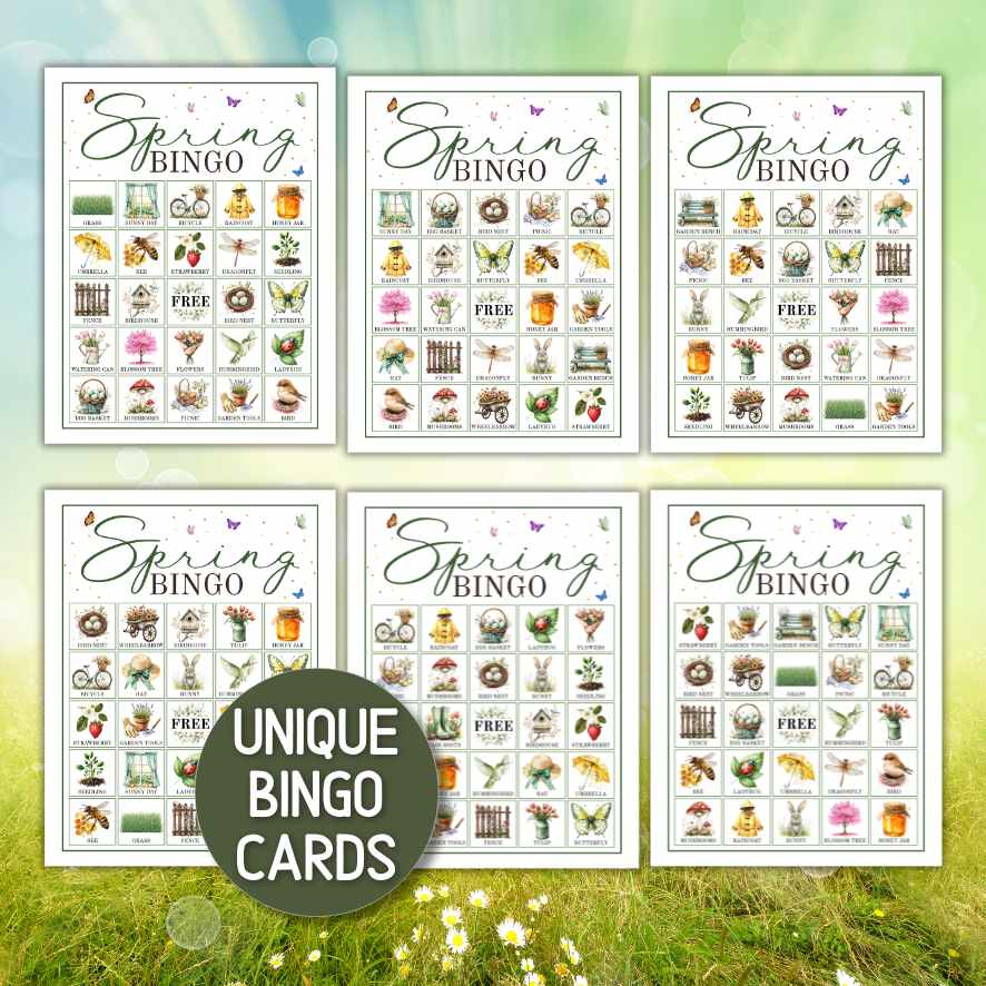 SPRING BINGO 100 FOR ADULTS - Image 3