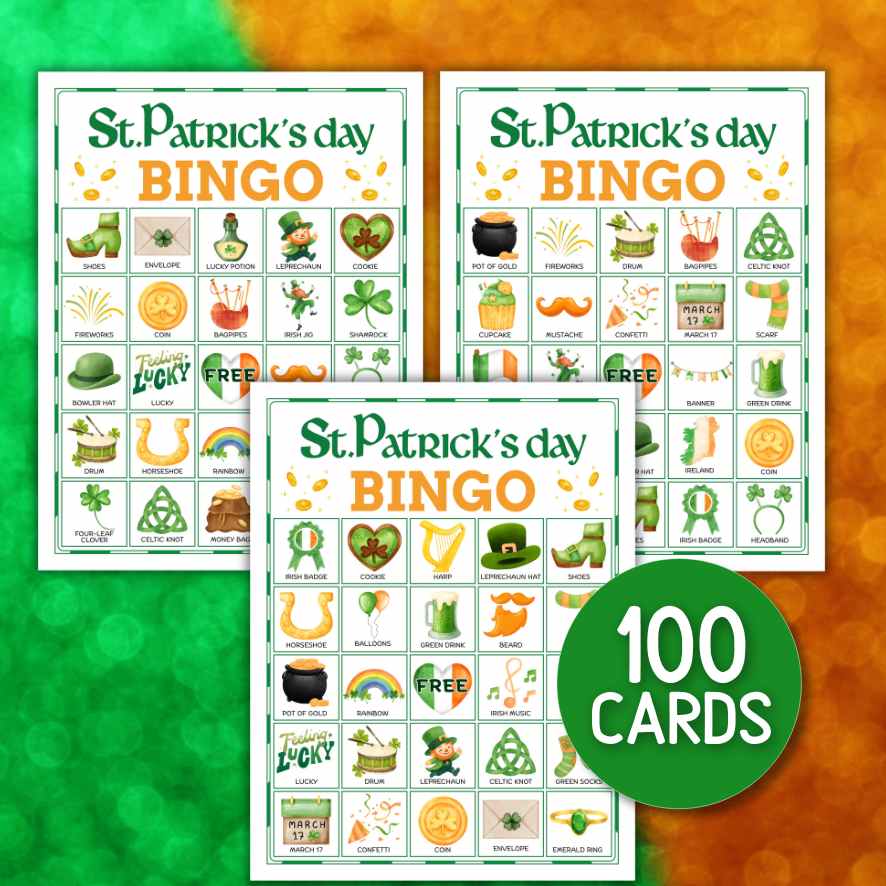 ST.PATRICKS DAY BINGO CARDS - Image 3