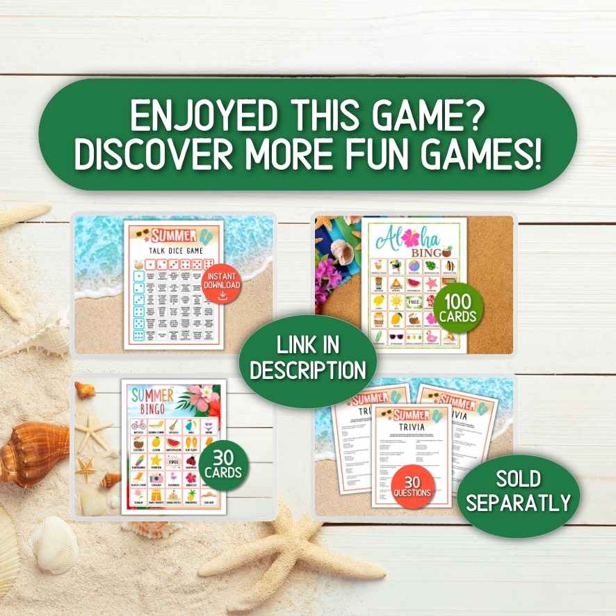SUMMER 5 SECOND GAME & CHARADES - Image 7