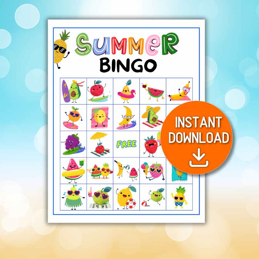 SUMMER BINGO PRINTABLE - Image 2