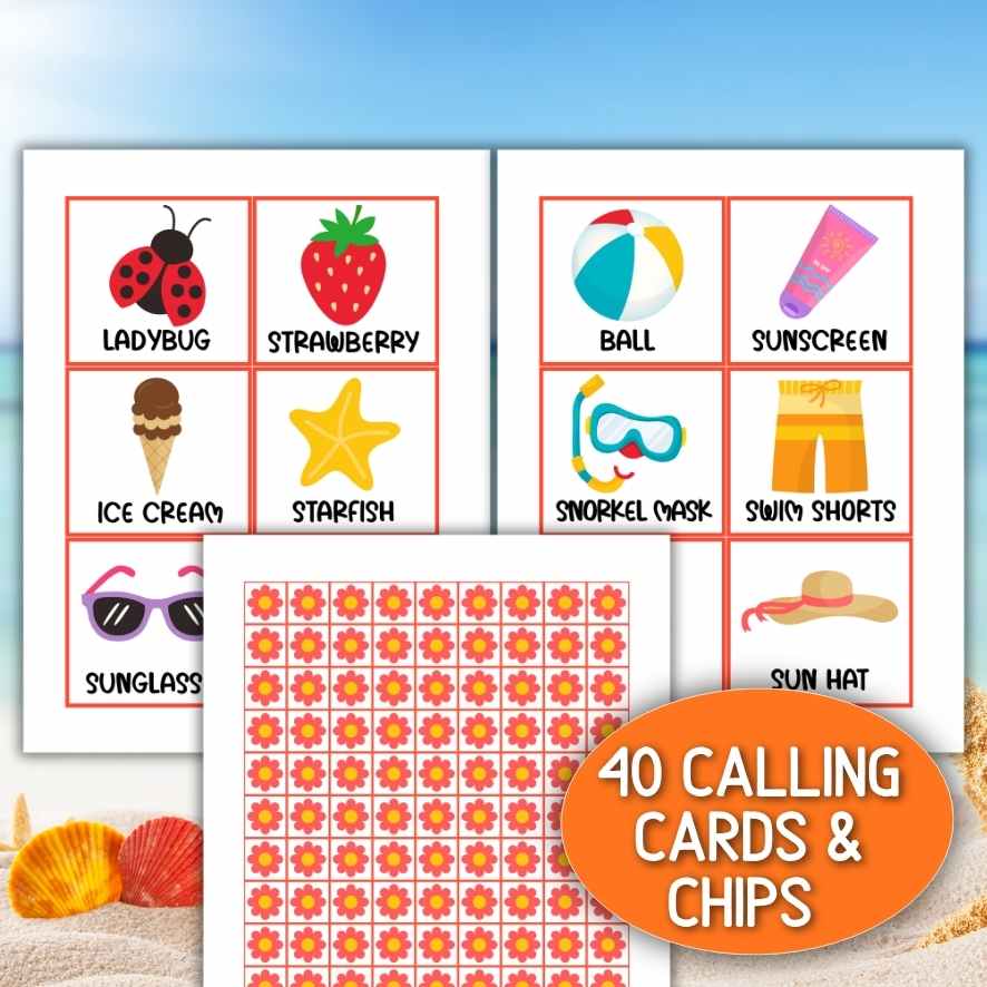 SUMMER BINGO PRINTABLE GAME - Image 5