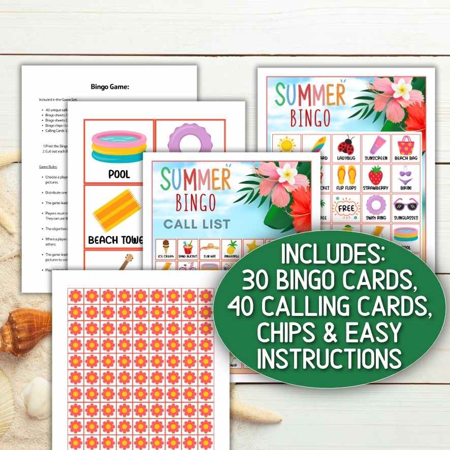 SUMMER PRINTABLE GAMES BUNDLE - Image 4
