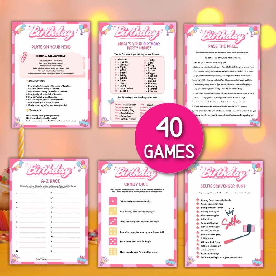 TEEN GIRL BIRTHDAY GAMES - Image 3