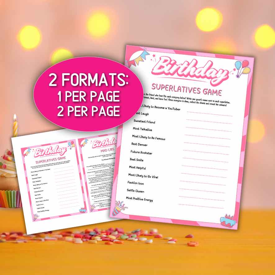 TEEN GIRL BIRTHDAY GAMES - Image 7