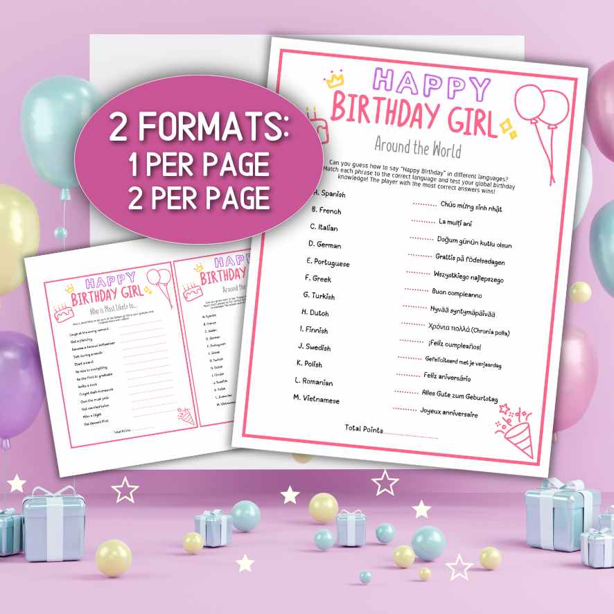 TEEN GIRL BIRTHDAY PARTY GAMES - Image 8