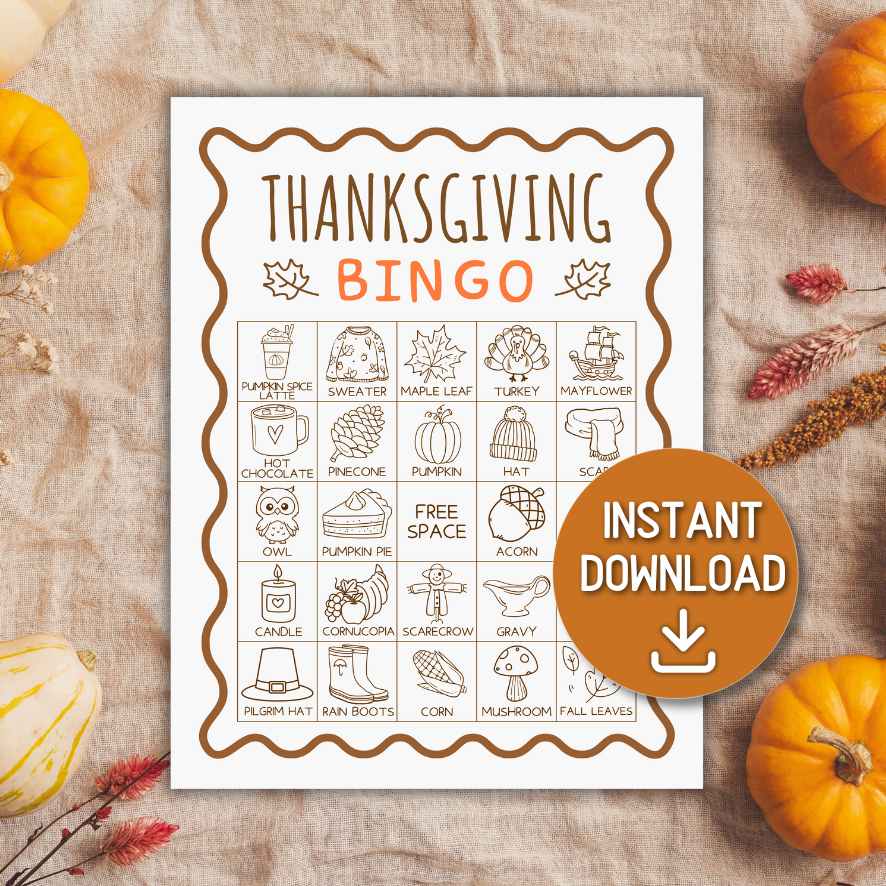 THANKSGIVING BINGO GAME - Image 2