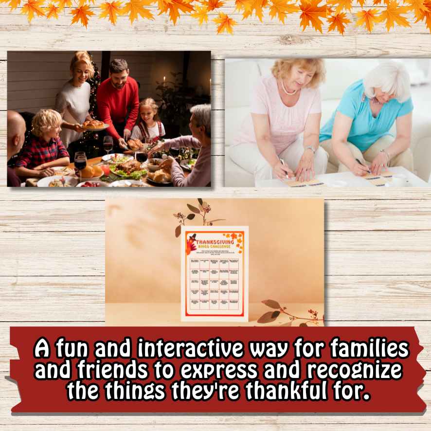 THANKSGIVING BINGO GAME CHALLENGE - Image 2
