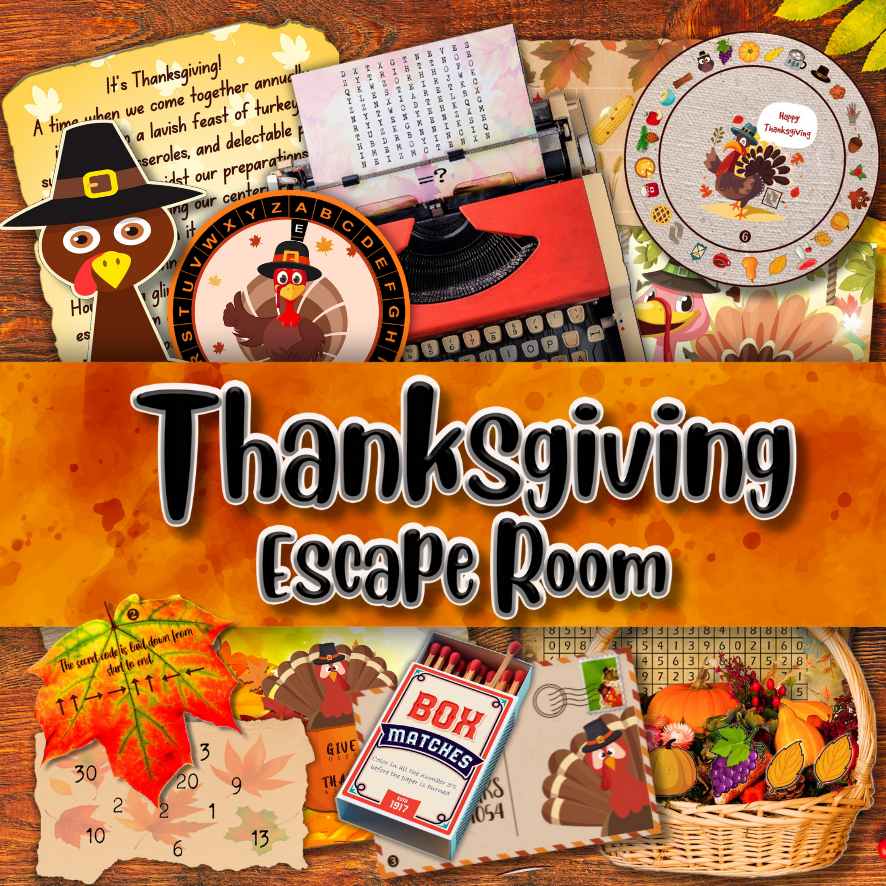THANKSGIVING ESCAPE ROOM FOR ADULTS