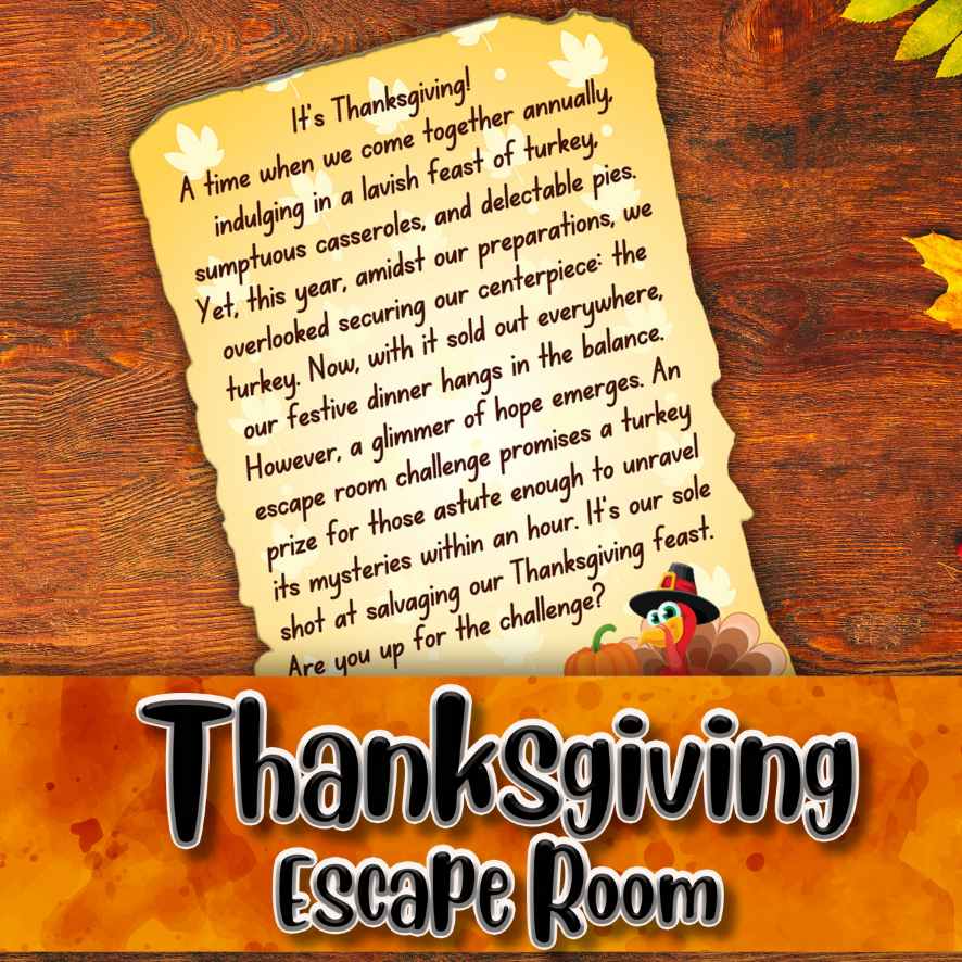 THANKSGIVING ESCAPE ROOM FOR ADULTS - Image 4