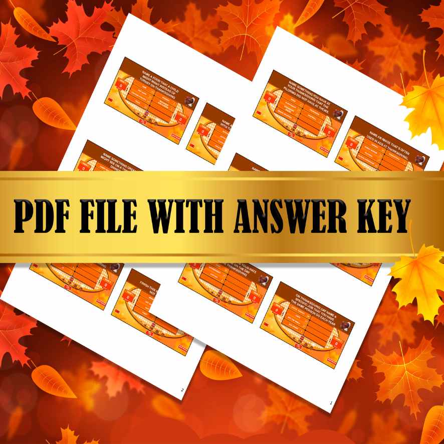 THANKSGIVING FAMILY FRIENDLY FEUD - Image 4