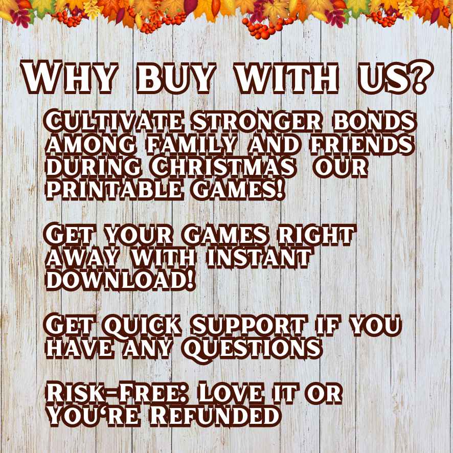 THANKSGIVING FEUD & JEOPARDY GAMES - Image 8