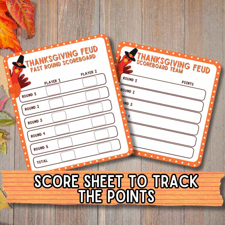 THANKSGIVING FEUD GAME - Image 6