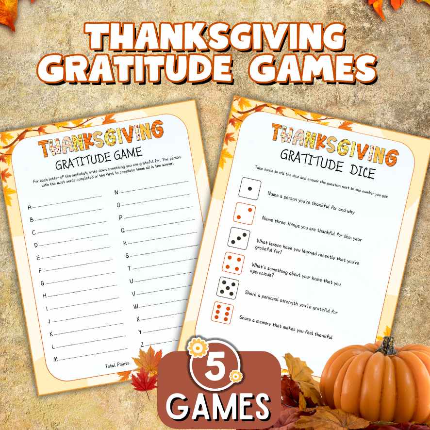 THANKSGIVING GRATITUDE GAMES