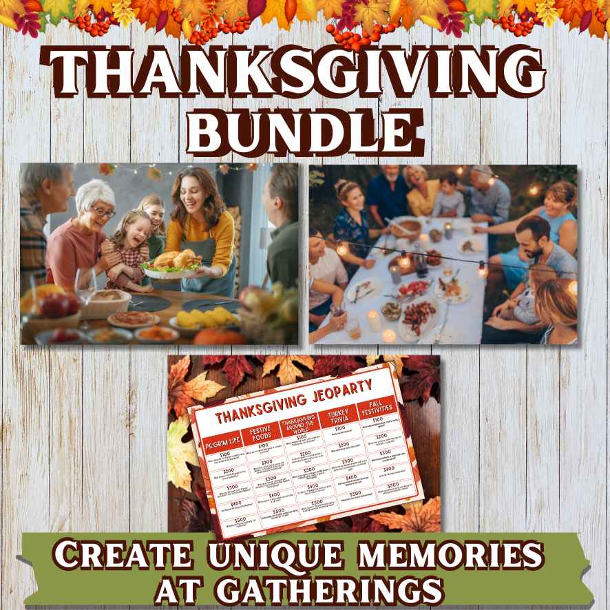 THANKSGIVING JEOPARDY GAME PRINTABLE - Image 2