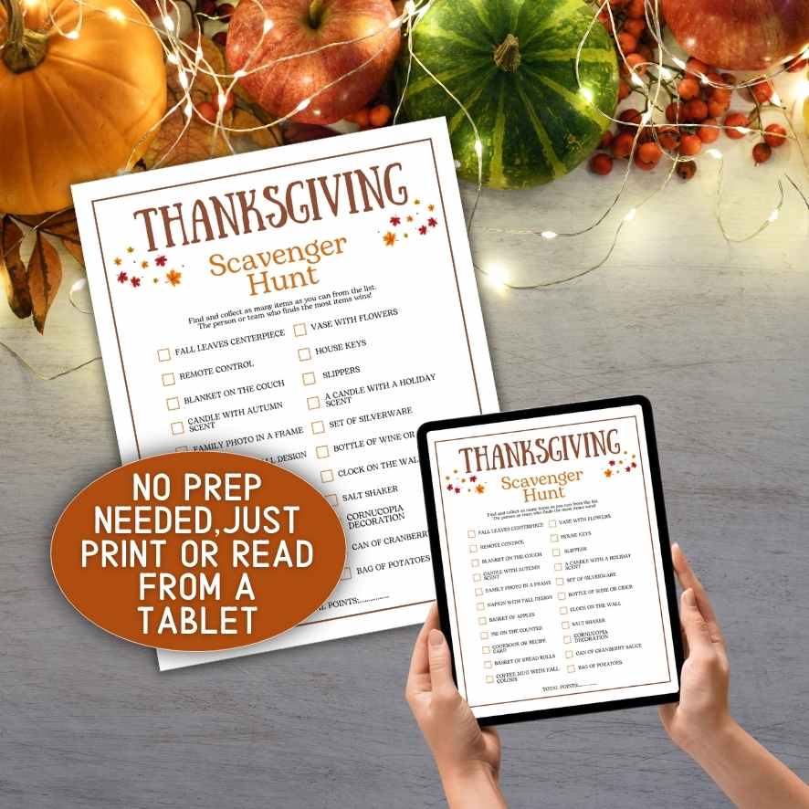 THANKSGIVING SCAVENGER HUNT - Image 4