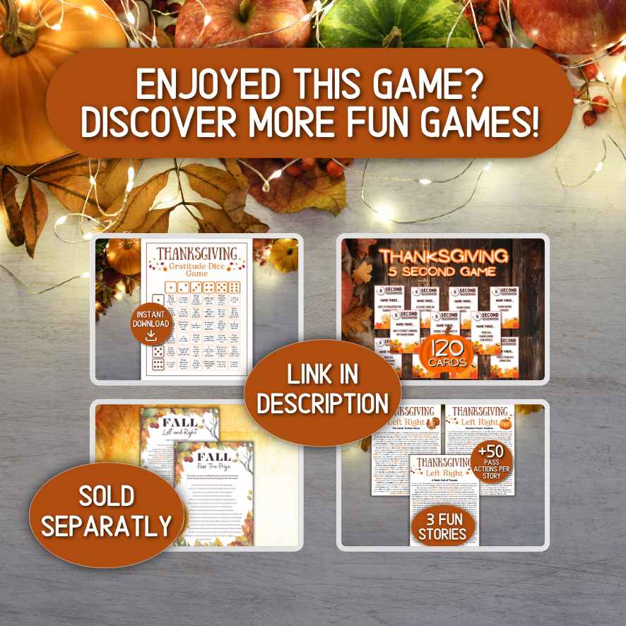 THANKSGIVING THINK FAST GAME - Image 7