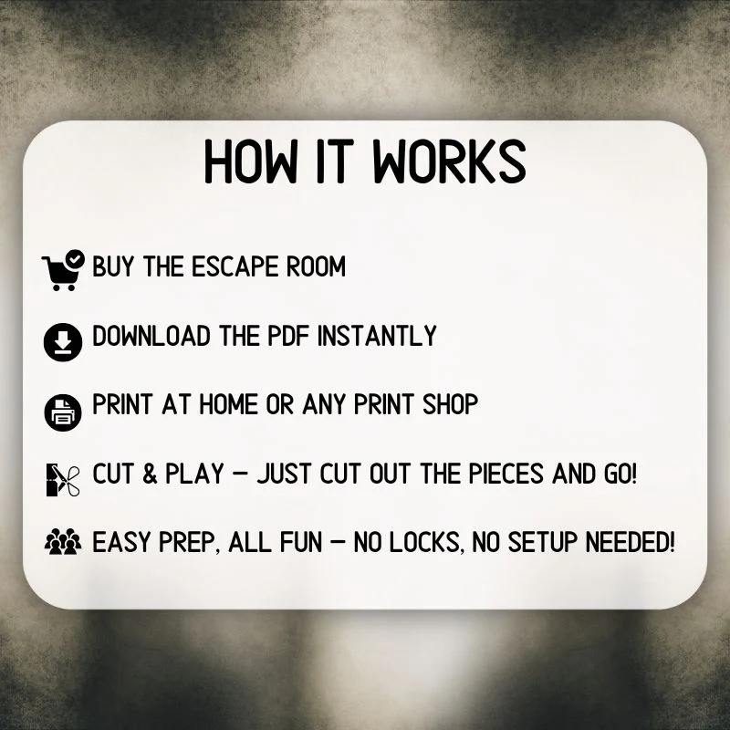 TIME STOPPED ESCAPE ROOM-PRINT AND PLAY - Image 8