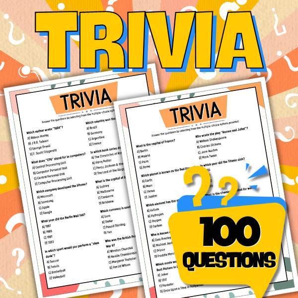 100 TRIVIA QUESTIONS WITH ANSWERS