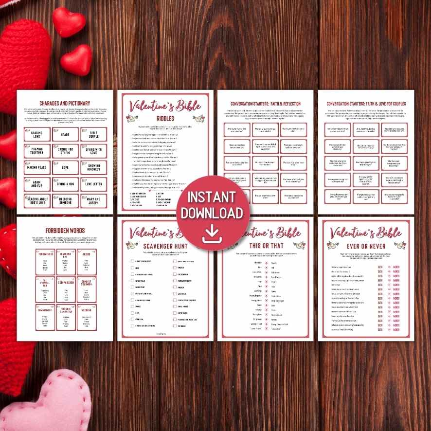 VALENTINES BIBLE GAMES PRINTABLE - Image 2