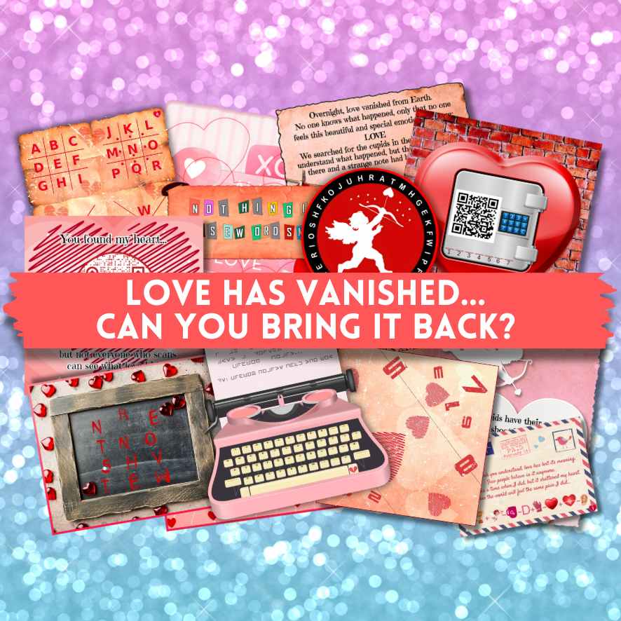 VALENTINES DAY ESCAPE ROOM PRINT AND PLAY - Image 2
