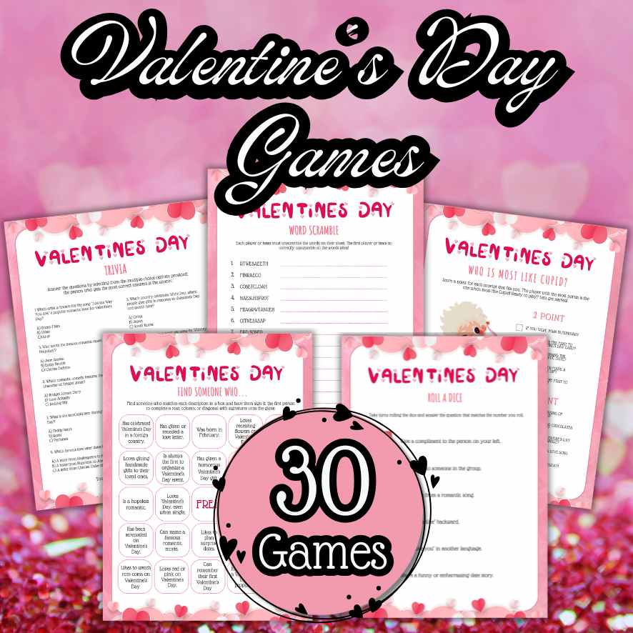 VALENTINES DAY GAMES BUNDLE