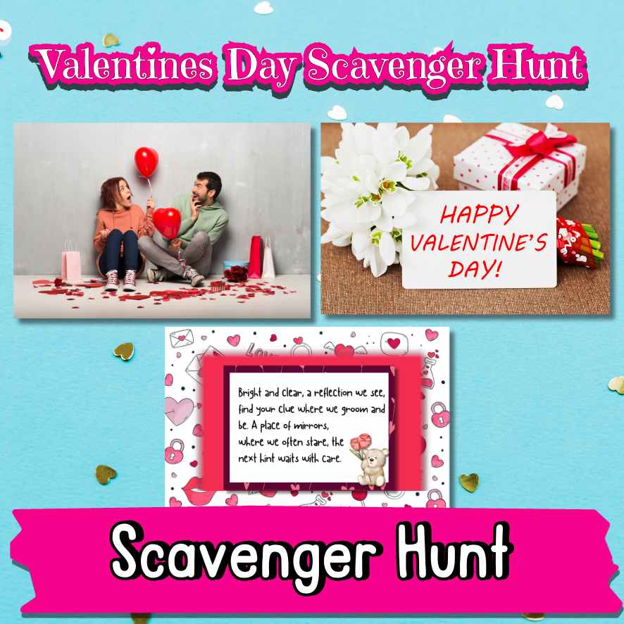 VALENTINES SCAVENGER HUNT CLUES - Image 2