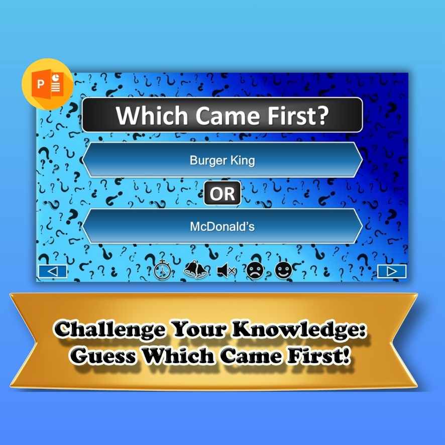WHICH CAME FIRST TRIVIA POWERPOINT - Image 5