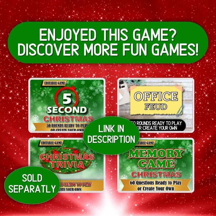 WHO AM I CHRISTMAS POWERPOINT GAME - Image 9