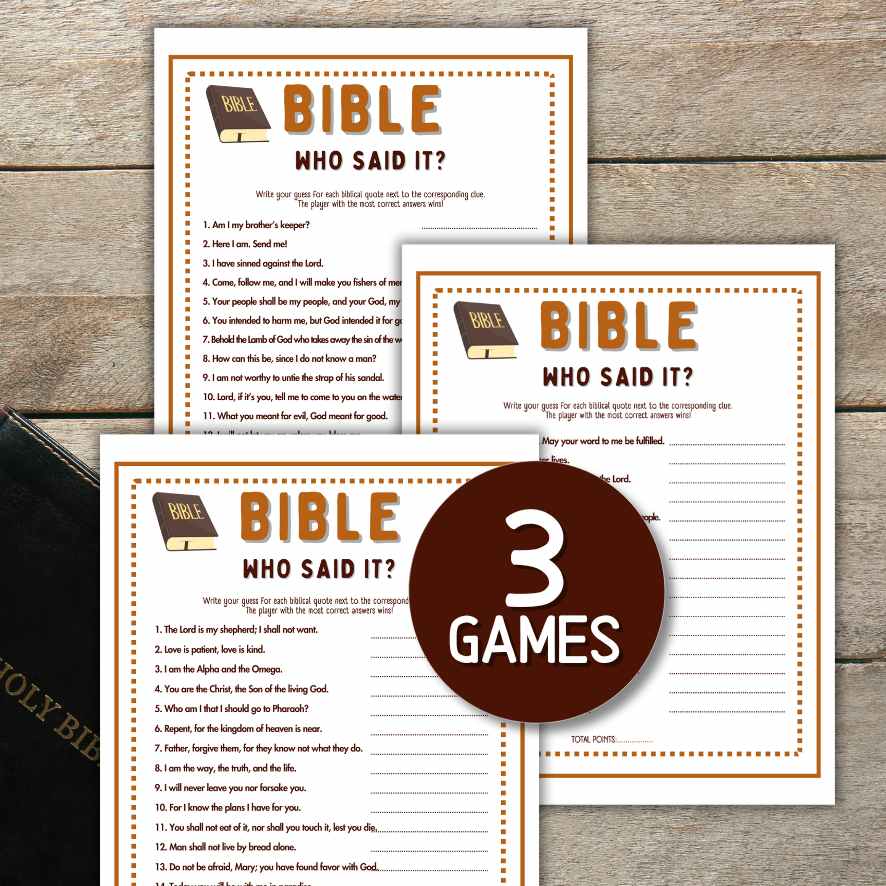 WHO SAID IT BIBLE VERSE GAME - Image 2