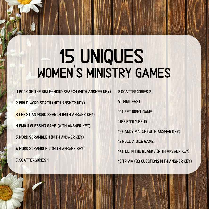 WOMEN MINISTRY GAMES BUNDLE PRINTABLE - Image 5