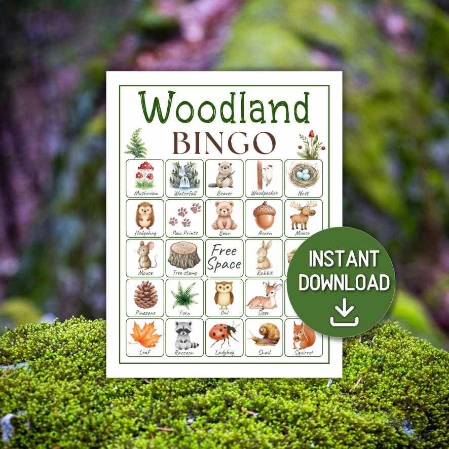WOODLAND BINGO BABY SHOWER - Image 2