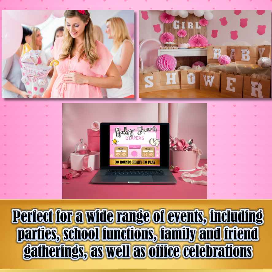 WORD SCRAMBLE BABY SHOWER GIRL GAME - Image 2