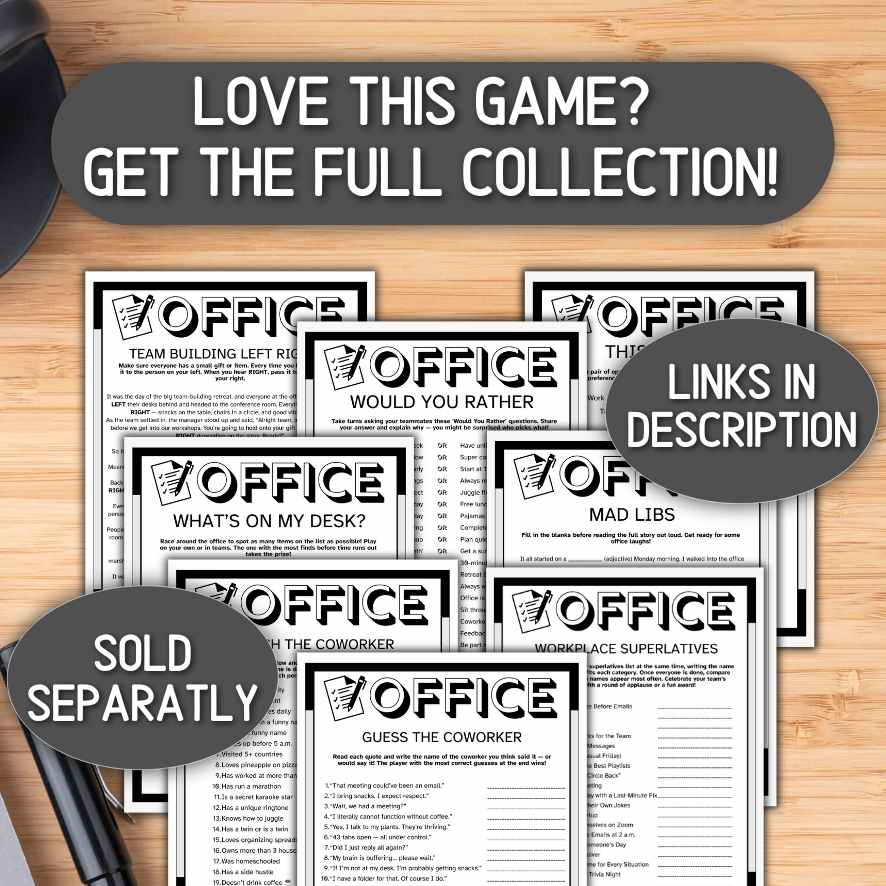 WOULD YOU RATHER OFFICE PRINTABLE - Image 7